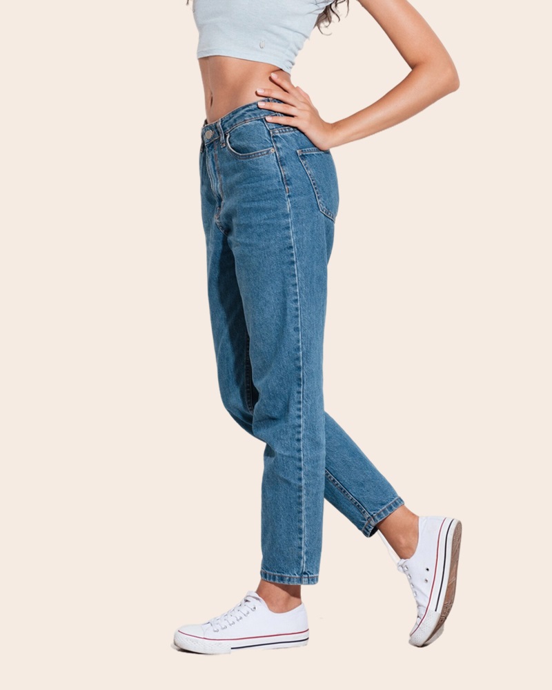 High-Rise Wide Leg Jeans – Women's Stylish Relaxed Fit Denim Pants